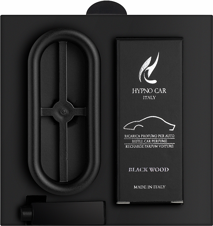 Hypno Casa Black Wood - Ароматизатор-клипса "Карбон" — фото N2