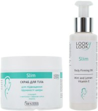 Духи, Парфюмерия, косметика УЦЕНКА Набор "Slim" - Looky Look (scrub/400ml + oil/100ml)*