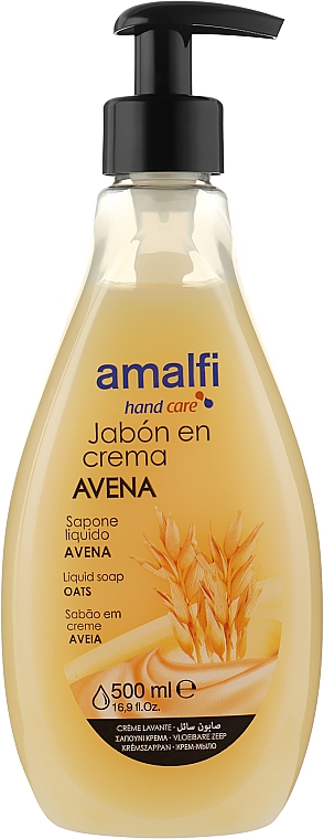 Крем-мыло для рук "Овес" - Amalfi Avena Liquid Soap — фото N1