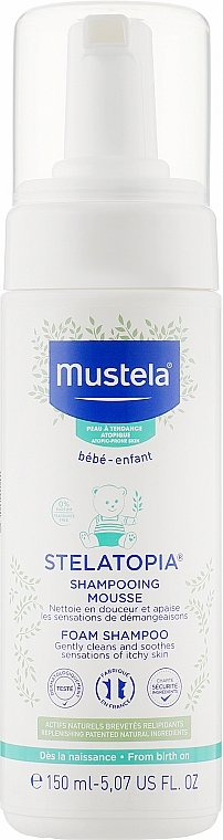 Пенка-шампунь для новорожденных - Mustela Stelatopia Foam Shampoo