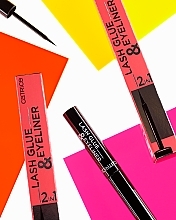 Клей для ресниц и подводка для глаз 2 в 1 - Catrice Liquid Eyeliner & False Eyelash Glue  — фото N8