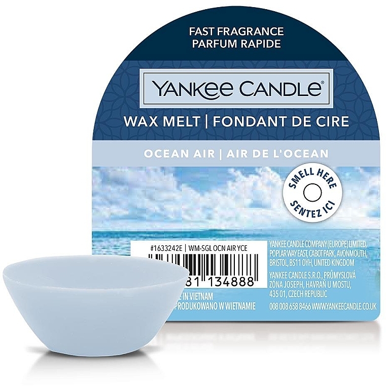 Ароматический воск - Yankee Candle Wax Melt Ocean Air — фото N1