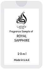 Духи, Парфюмерия, косметика Lattafa Perfumes Royal Sapphire - Парфюмированная вода 