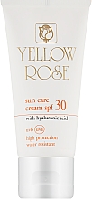 Солнцезащитный крем интенсивно увлажняющий SPF30 - Yellow Rose Sun Care Cream — фото N1