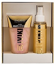 Духи, Парфюмерия, косметика Набор - Ingrid Cosmetics x Viki Gabor ID Golden Set 4 (b/lot/150ml + b/mist/125ml)