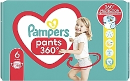 Підгузки-трусики, розмір 6 (14-19 кг), 44 шт. - Pampers Pants — фото N2