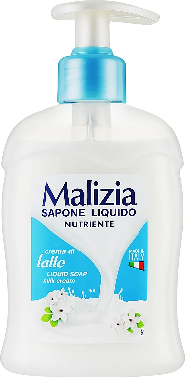 Рідке мило "Молочний крем" - Malizia Liquid Soap Crema Di Latte