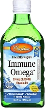 Омега для иммунитета "Лимон" - Carlson Labs Immune Omega Natural Lemon — фото N1