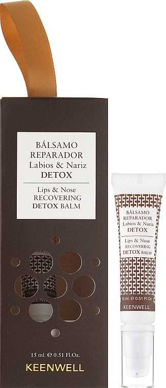 Зволожувальний живильний бальзам для губ - Keenwell Lips & Nose Recovering Detox Balm — фото N2