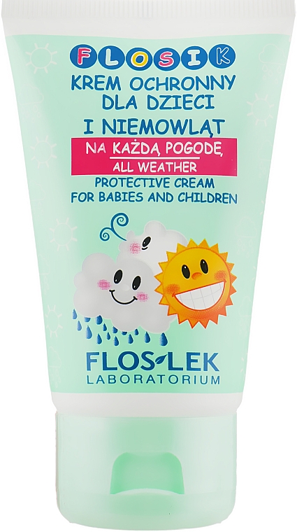 Защитный крем от любой непогоды для младенцев и детей - Floslek Flosik All Weather Protective Cream — фото N1