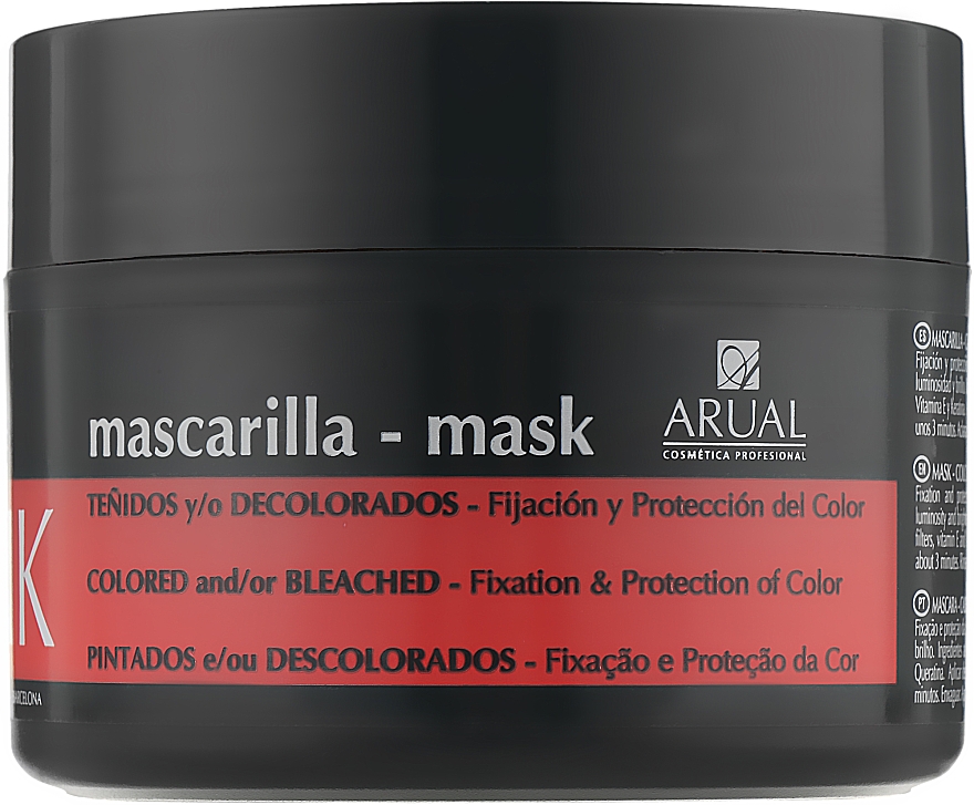 Маска для окрашенных и обесцвеченных волос - Arual Unik Color Care Mask — фото N1