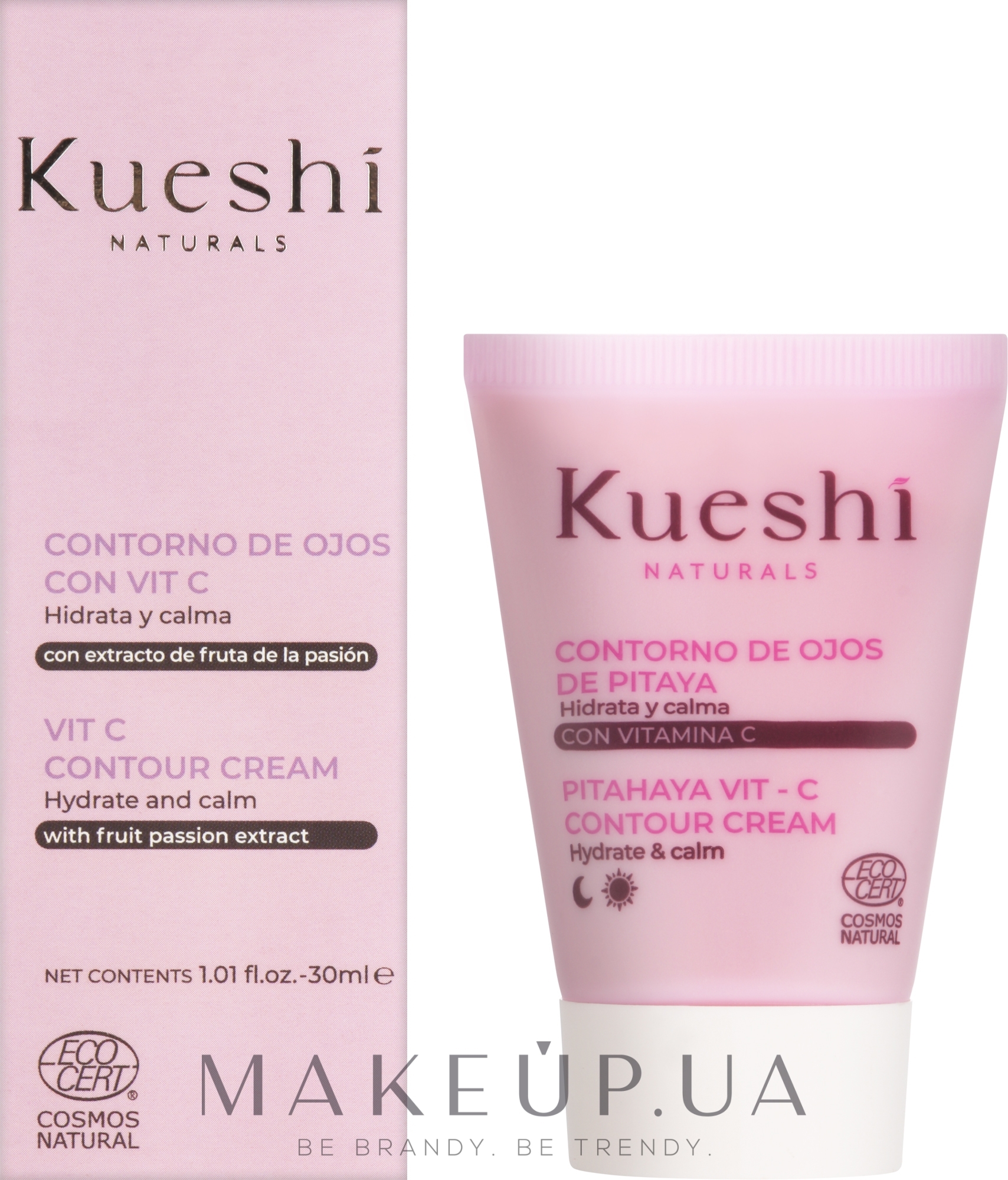  Крем для шкіри навколо очей "Пітахайя" - Kueshi Pitahaya Vit-C Contour Cream — фото 30ml
