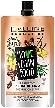Духи, Парфюмерия, косметика Сахарный скраб для тела "Кофе" - Eveline Cosmetics I Love Vegan Food Sugar Body Scrub