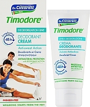Крем-дезодорант для ніг - Timodore Deodorant Cream 48H — фото N2