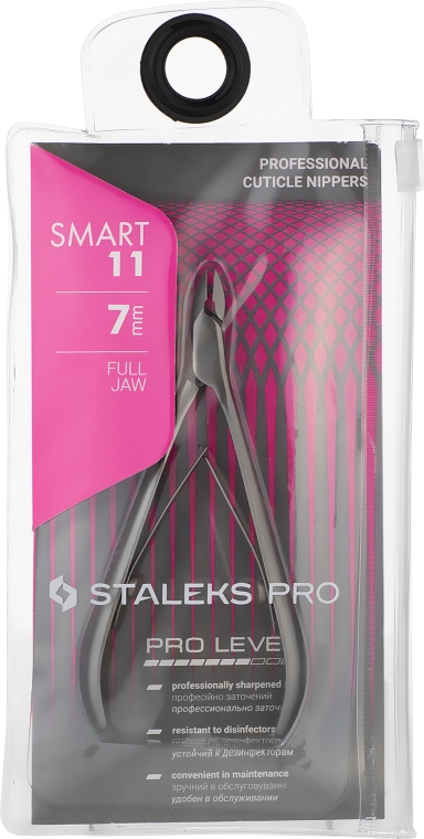 Кусачки профессиональные для кожи NS-11-7, 7 мм - Staleks Pro Smart 11 — фото N2
