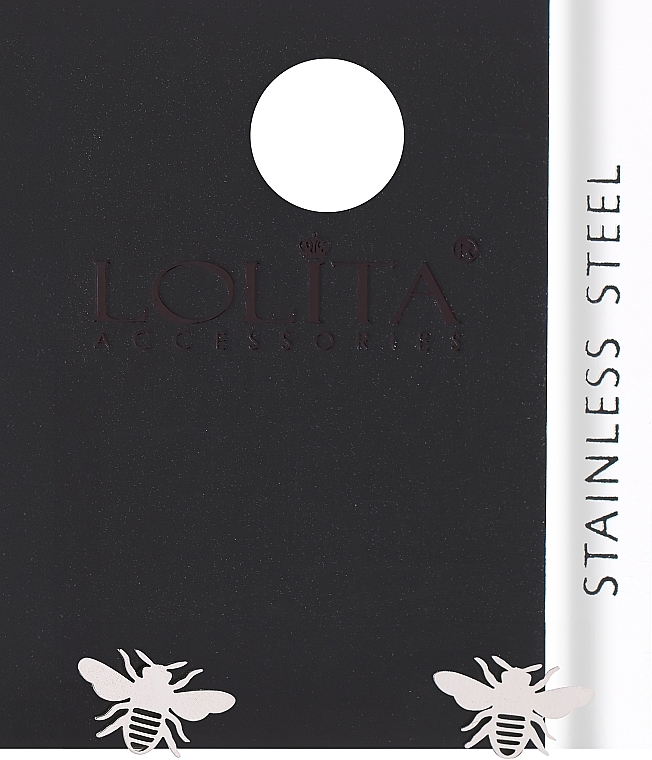 Серьги женские, пчелы, серебро - Lolita Accessories — фото N1