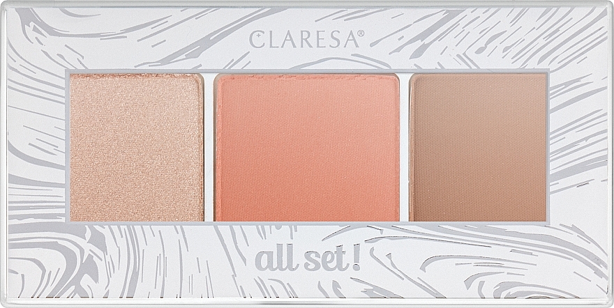 Палетка для контурингу - Claresa All Set! Contour Palette — фото N2