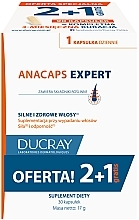 Духи, Парфюмерия, косметика Пищевая добавка при выпадении волос - Ducray Anacaps Expert 3 Pack (3 x 30 capsules)