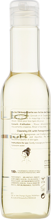 Олія очищувальна для обличчя "Гранат і журавлина" - Blancreme Pomegranate & Cranberry Cleansing Oil — фото N2