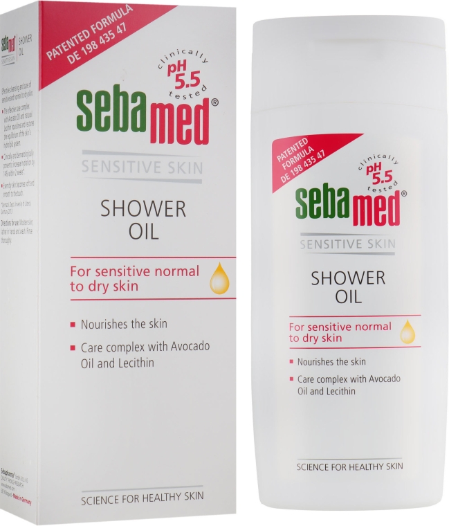 Масло для душа - Sebamed Sensitive Skin Shower Oil