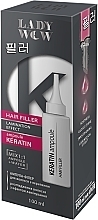 УЦЕНКА Ампула-филлер для волос с кератином - Lady Wow Hair Filler Keratin Ampoule * — фото N7