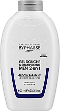 Шампунь-гель для душу, для чоловіків - Byphasse Men Gel-Shampoo 2 In 1 Groovy Paradise — фото N3
