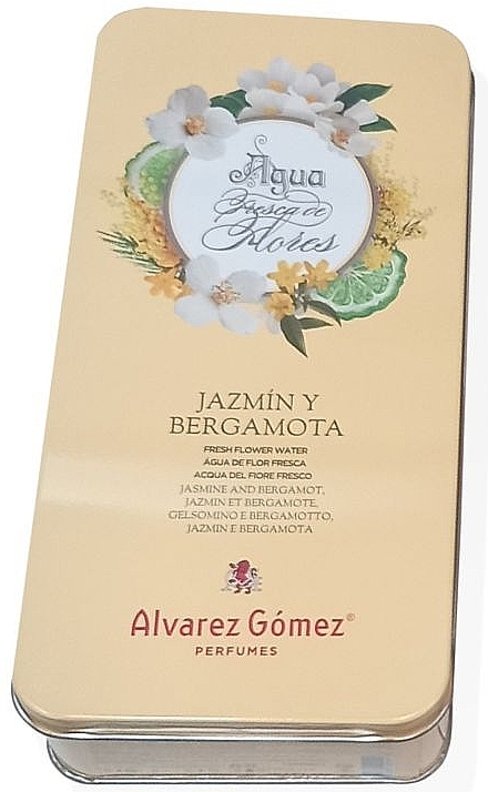 Alvarez Gomez Agua Fresca De Flores Jasmine and Bergamot - Туалетная вода (металлический короб) — фото N2