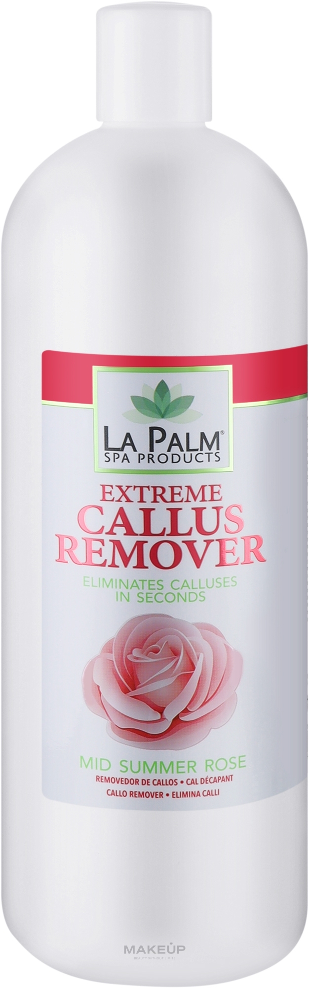 Интенсивное средство для удаления натоптышей и ороговелостей - La Palm Extreme Callus Remover Mid Summer Rose — фото 946ml