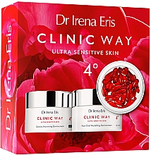 Парфумерія, косметика Набір - Dr Irena Eris Clinic Way 4° (f/cr/2x50ml + capsules/30pcs)