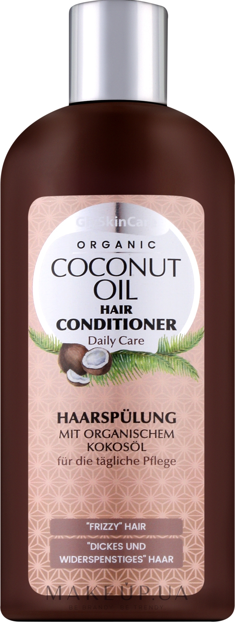 Кондиционер для волос с кокосовым маслом, коллагеном и кератином - GlySkinCare Coconut Oil Hair Conditioner — фото 250ml