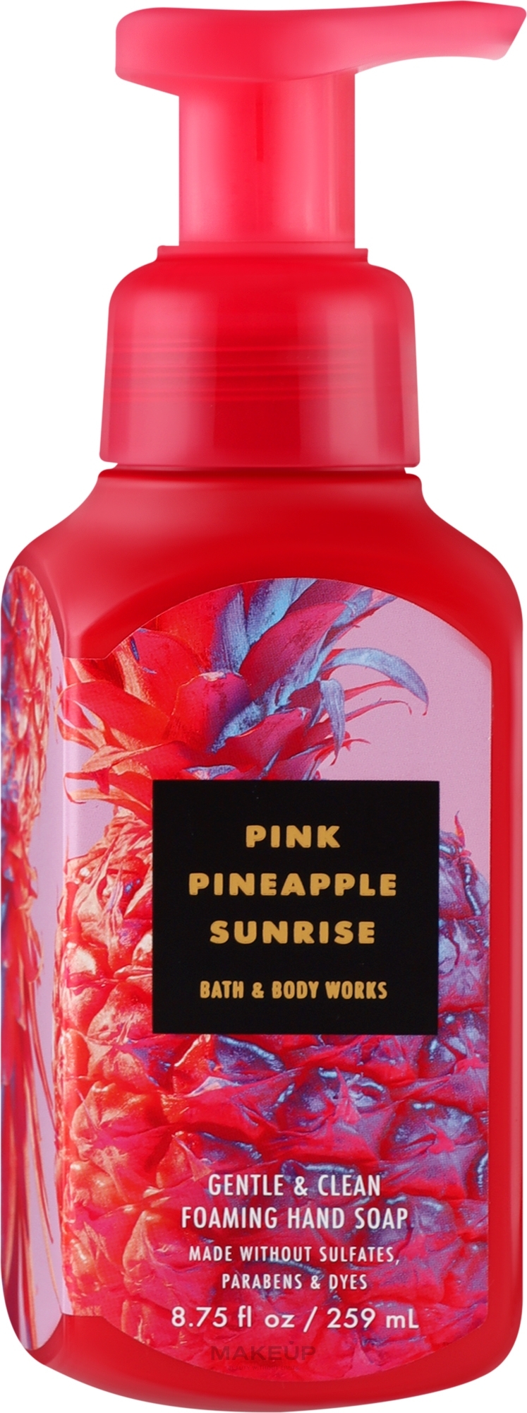 Мыло-пена для рук "Розовый ананасовый восход" - Bath And Body Works Gentle & Clean Foaming Hand Soap Pink Pineapple Sunrise — фото 259ml