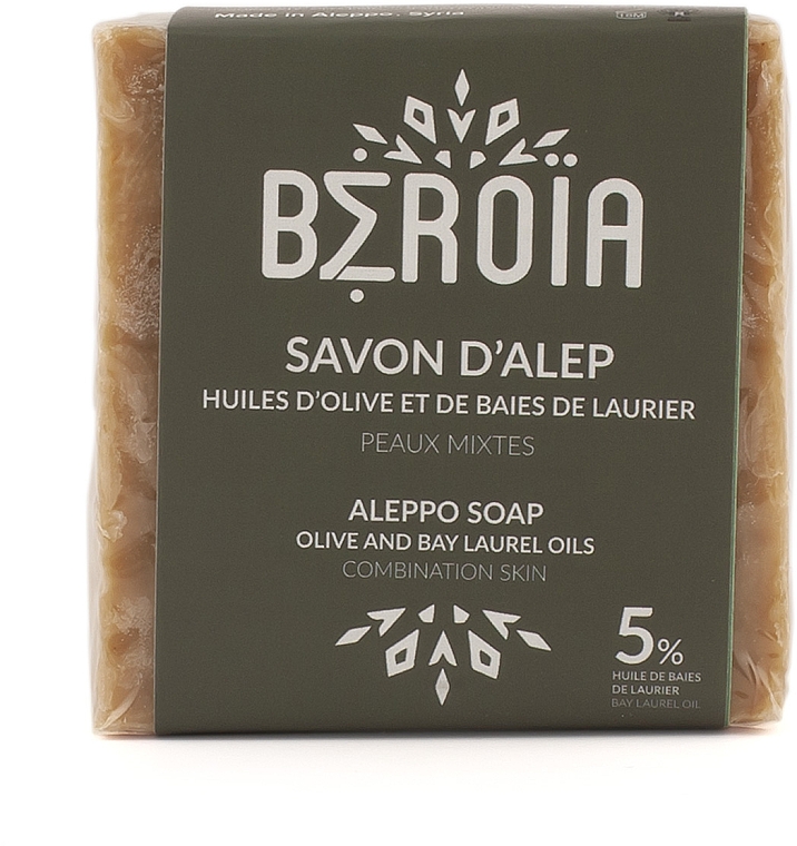 Мыло 5% - Beroia Aleppo Soap 5%  — фото N1