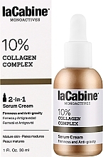 Крем-сыворотка для увлажнения и упругости зрелой кожи - La Cabine 10% Collagen Complex 2 in 1 Serum Cream — фото N2
