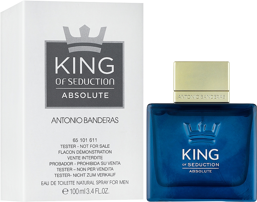 Antonio Banderas King of Seduction Absolute - Туалетна вода (тестер з кришечкою) — фото N2