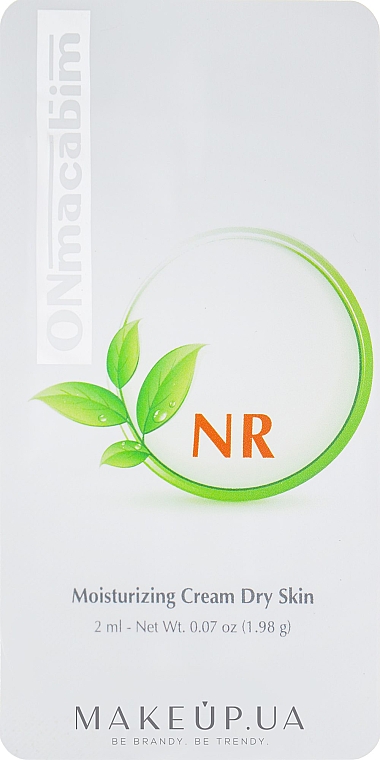 Увлажняющий крем для нормальной и сухой кожи - ONmacabim NR Moistrizing Cream Normal And Dry Skin (пробник) — фото N1
