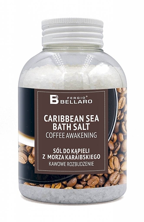 Соль для ванны "Кофейное пробуждение" - Fergio Bellaro Caribbean Sea Bath Salt Coffee Awakening — фото N2