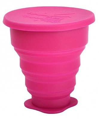 Контейнер для дезінфекції менструальної чаші, 225 мл, рожевий - MeLuna — фото N1