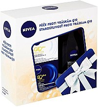 Духи, Парфюмерия, косметика Набор - NIVEA Face Q10 Plus Set (f/d/cr/50ml + f/n/cr/50ml + m/water/400ml)