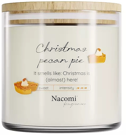 Ароматична соєва свічка "Christmas Pecan Pie" - Nacomi Fragrances — фото N1