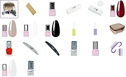 Набор для покрытия ногтей гель-лаком, 20 продуктов - Tufi Profi Premium — фото N5