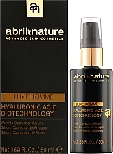 Сыворотка для мужчин - Abril et Nature Homme Hyaluronic Acid Biotechnology Serum — фото N2