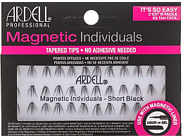 Набор пучковых ресниц - Ardell Magnetic Individuals Short Black — фото N1
