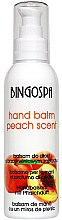 Парфумерія, косметика Персиковий бальзам для рук - BingoSpa Balsam Peach In Your Hand