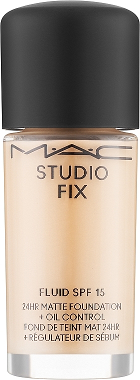 Тональная основа для лица - MAC Studio Fix Fluid SPF15 24HR Matte Foundation (мини) — фото N1