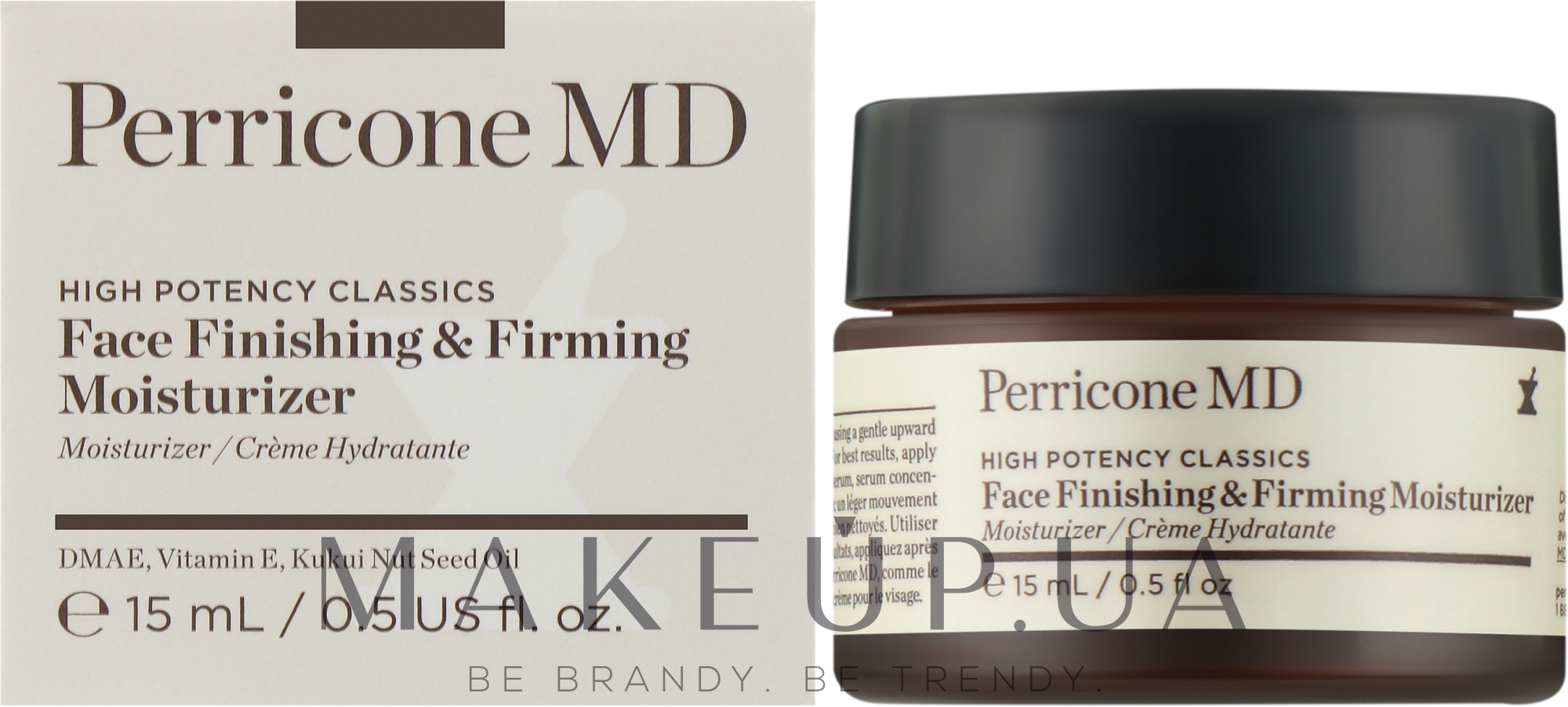 Зміцнювальний і зволожувальний крем для обличчя - Perricone MD Hight Potency Classics Face Finishing & Firming Moisturizer (міні) — фото 15ml