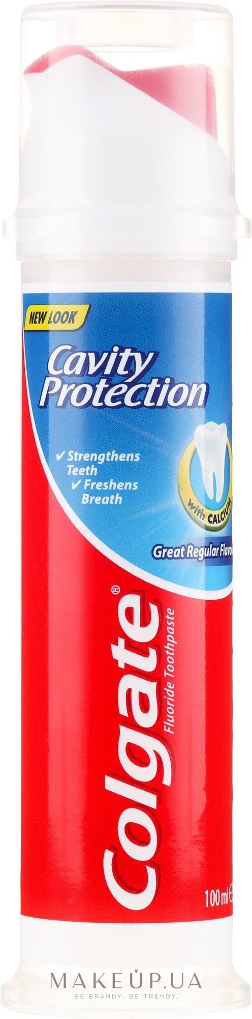 Зубна паста з дозатором - Colgate Cavity Protection — фото 100ml