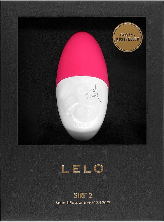 Музичний вібратор для жінок, вишневий - Lelo Siri 2 Cerise — фото N1