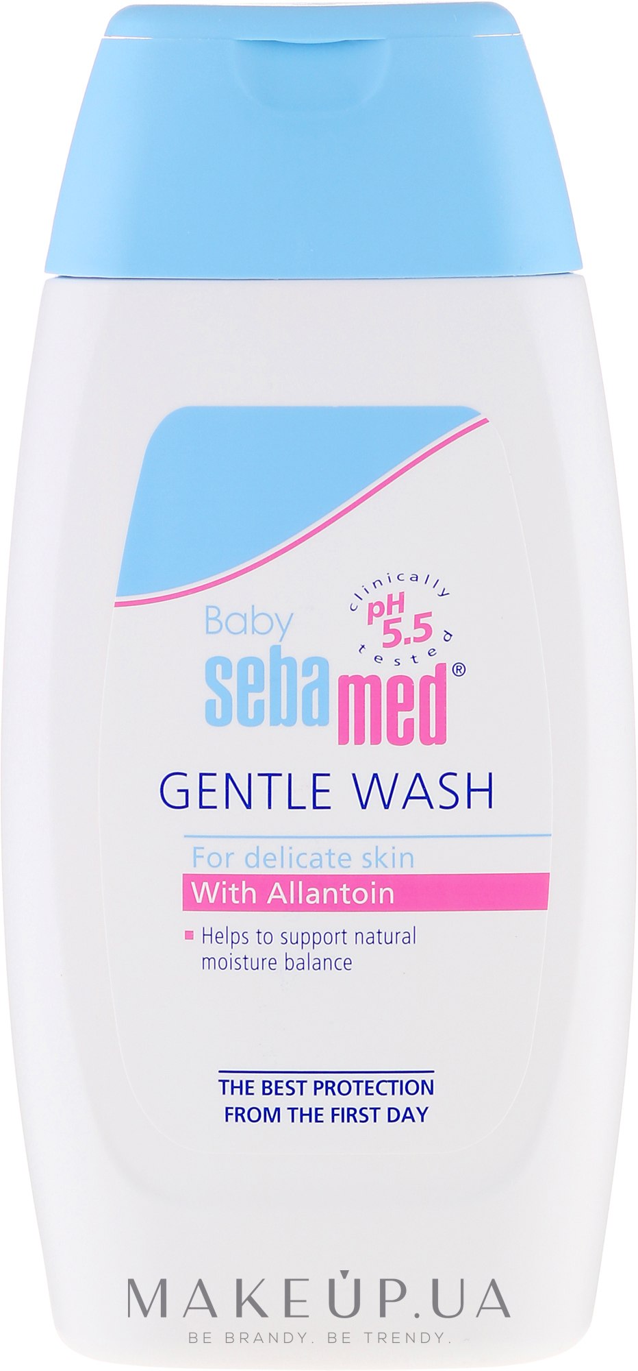 Делікатна емульсія для вмивання, для тіла і волосся - Sebamed Extra Soft Ph 5.5 Baby Wash — фото 200ml