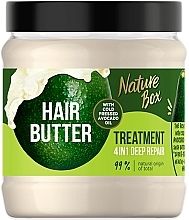 Маска для волос - Nature Box Hair Butter Treatment 4in1 Deep Repair — фото N1