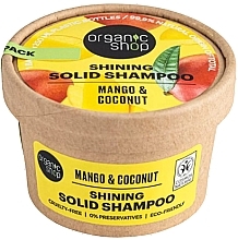 Парфумерія, косметика Твердий шампунь для волосся "Mango & Coconut" - Organic Shop Shining Solid Shampoo